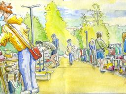 VIde grenier à Meylan