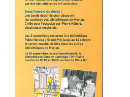 Flyer expo bibliothèque