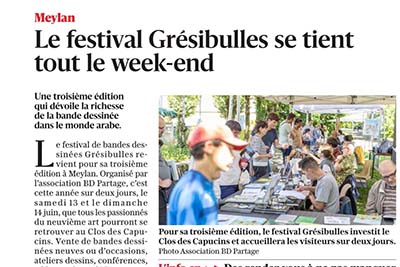 Intoduction de l'article du Dauphiné Libérer sur Grésibulles