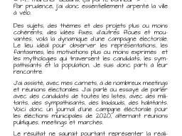 Le journal imrpbable dune campagne électorale