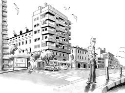 sur le Vieux Port, quai de Rive Neuve